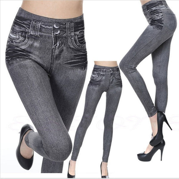 Imitation Denim Leggings