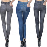 Imitation Denim Leggings