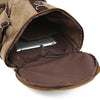 Large Capacity Travel Mountaineering Canvas Bucket Shoulder Backpack Bags