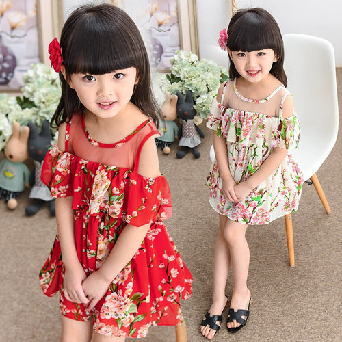 Girls' Chiffon Dress