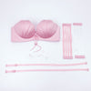 Pink Shell Push Up Steel Free Bra