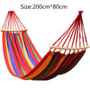 200*80cm Backpacking Hammock - Portable Canvas Parachute Outdoor Single Hammock - ilovealma