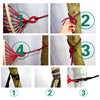 200*80cm Backpacking Hammock - Portable Canvas Parachute Outdoor Single Hammock - ilovealma