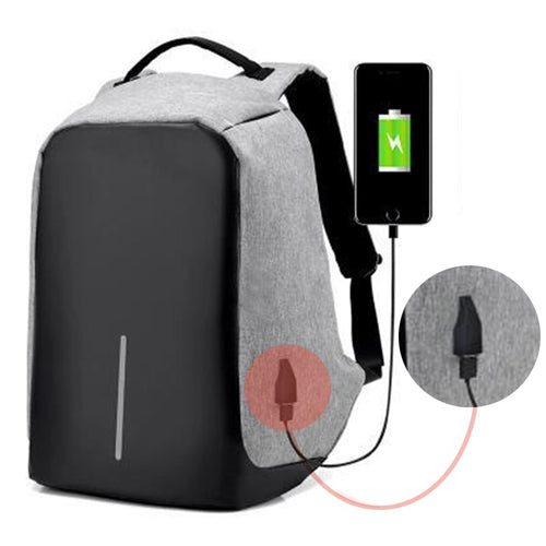 Antitheft External USB Charging Backpack 16inches - ilovealma