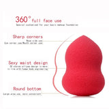 4 Pcs/Bag Wet And Dry Dual Cosmetic Puff - ilovealma