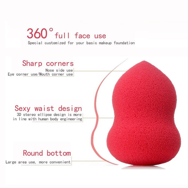 4 Pcs/Bag Wet And Dry Dual Cosmetic Puff - ilovealma