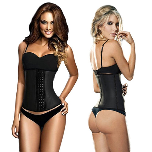 Women Latex Corset Slimming Shaper Corselet