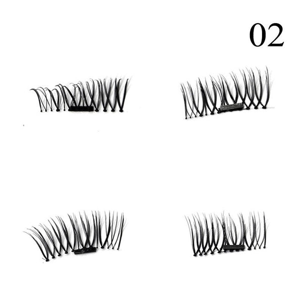1 Pair 3D Magnet False Eyelash - ilovealma