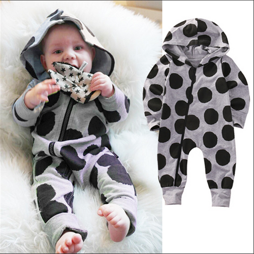 Hooded Long-Sleeved Children's Clothing