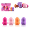 4 Color Wet And Dry Dual Cosmetic Puff Make Up Puff - ilovealma