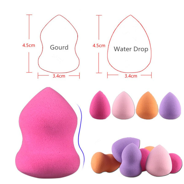4 Color Wet And Dry Dual Cosmetic Puff Make Up Puff - ilovealma