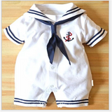 Baby Short-Sleeved Naval Style Piecemeal - ilovealma