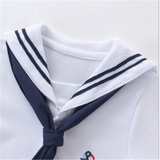 Baby Short-Sleeved Naval Style Piecemeal - ilovealma