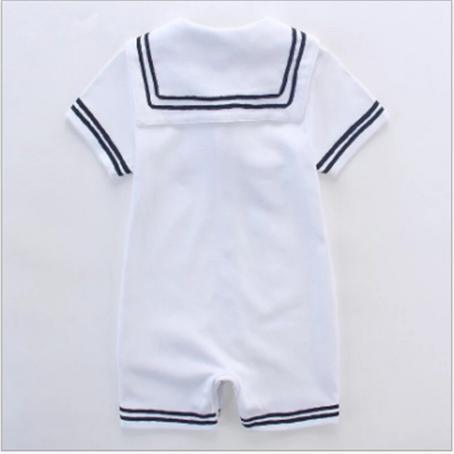 Baby Short-Sleeved Naval Style Piecemeal - ilovealma