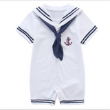 Baby Short-Sleeved Naval Style Piecemeal - ilovealma
