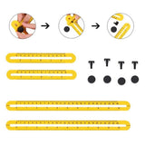 Plastic Multifunction Four Folding Measuring Scale