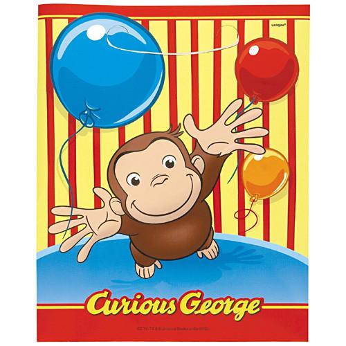 Curious George Loot Bags [8 Per Pack] - ilovealma