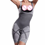 2pcs Magic Womens Body Shaper Underwear Waist Trainer Corsets Gen Pants Slimming Bra Corset Bodysuit Women Fiber Feminino - ilovealma