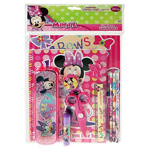 Minnie Mouse 11 Piece Stationary Value Pack