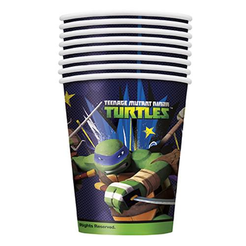 TMNT 9 oz Paper Cups [8 Per Pack]