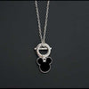 Mickey Mouse Chain and Pendant [Black Mickey Pendant]