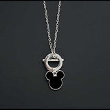 Mickey Mouse Chain and Pendant [Black Mickey Pendant]