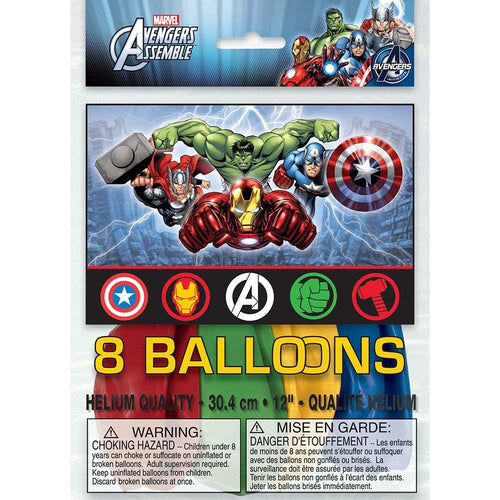 Marvel's Avengers Latex Balloons [8 Per Package]