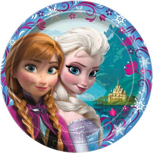 Disney Frozen 9 Inch Plates [8 Per Pack]