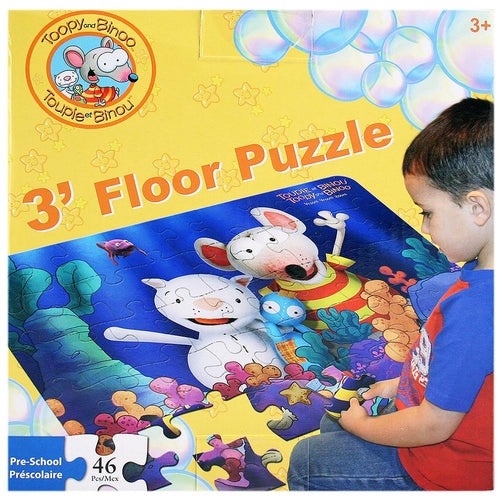 Toopy and Binoo Three Foot Puzzle [46 Pieces]