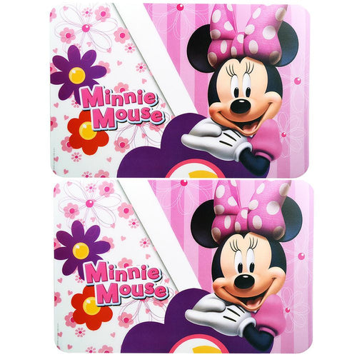 Disney Minnie Mouse Plastic Placemat Set [2-Per Pack]