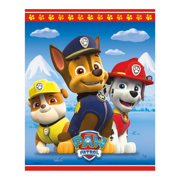 Paw Patrol Loot Bags [8 Per Pack]