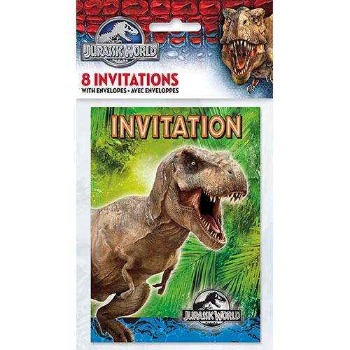 Jurassic World Invitations [8 Per Pack]