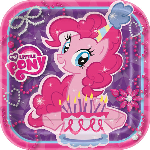 My Little Pony 7" Square Party Plates [8 Per Pack]