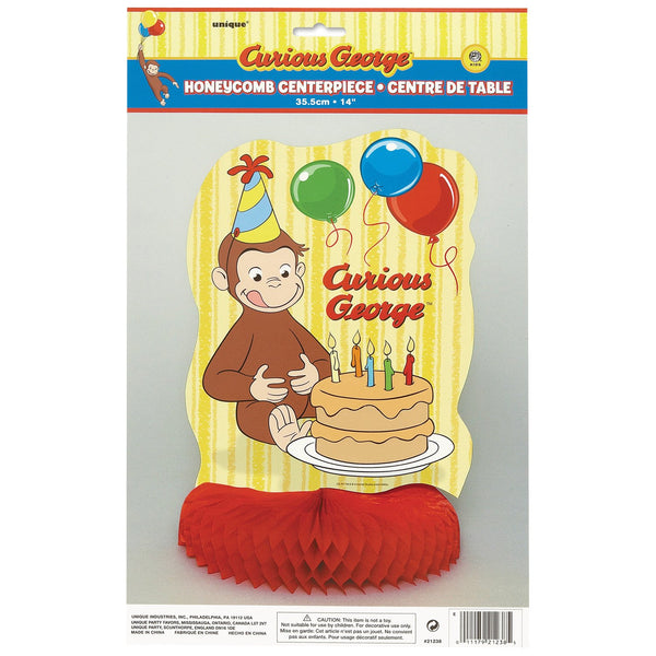 Curious George Honeycomb Centerpiece - ilovealma