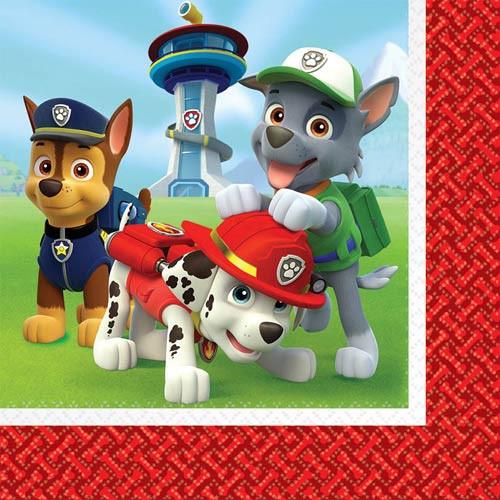 Paw Patrol Luncheon Napkins [16 Per Pack]