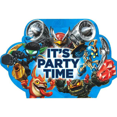 Skylanders Party Invitations [8 Per Pack]