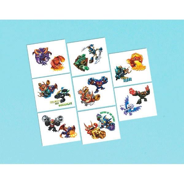 Skylanders Party Favor Tattoos