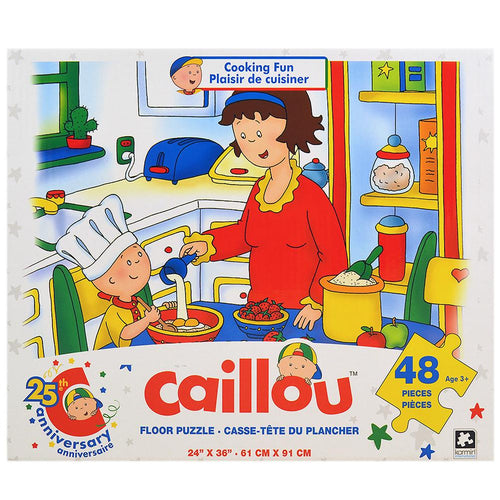 Caillou Floor Puzzle [48 Pieces - Cooking Fun] - ilovealma