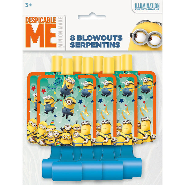 The Minions Party Blowouts [8 Per Package]