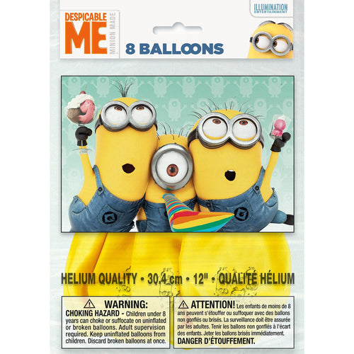 The Minions Party Balloons [8 Per Pack]