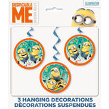 The Minions Hanging Swirl Decorations [26 Inches in length]