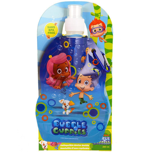 Bubble Guppies Collapsible Water Bottle [380 m - 12.85 oz] - ilovealma