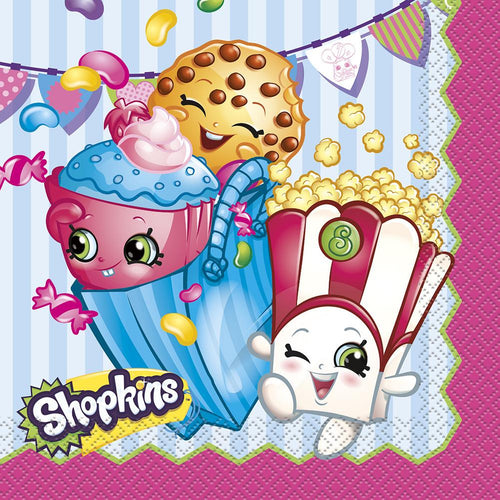 Shopkins Luncheon Napkins [16 Per Pack]