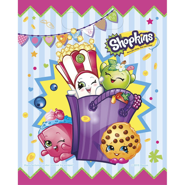 Shopkins Party Loot Bags [8 per Pack]