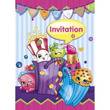 Shopkins Party Invitations [8 per Pack]