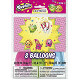 Shopkins Latex Balloons [8 per Pack]