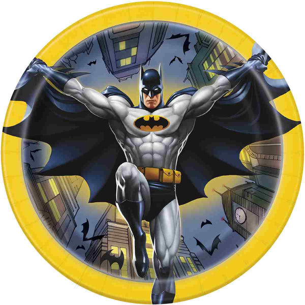 Batman 7 Inch Plates [8 Per Package] - ilovealma