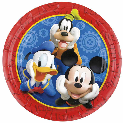 Mickey Mouse Clubhouse 7 Inch Plates [8 Per Package]