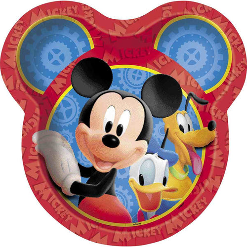 Mickey Mouse Clubhouse 9 Inch Plates [8 Per Package]