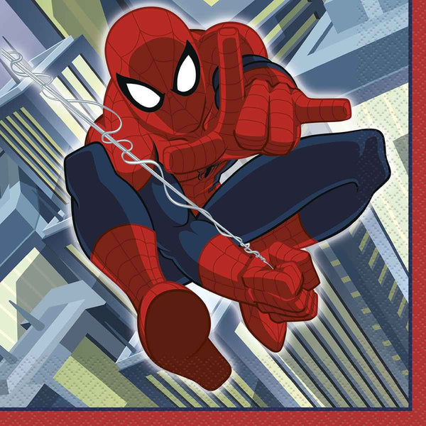 Spider-Man Luncheon Napkins [16 Per Pack]